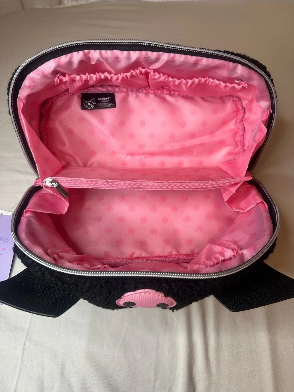 Kuromi and My Melody Travel Makeup Bags - Collab Sanrio x Impressions Vanity.